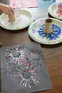 4th of July Firework Craft | Start at Home Decor