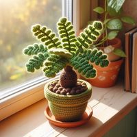 Add a touch of greenery to your home with an adorable crochet potted plant. Learn how to create this charming and enduring accessory with our detailed pattern.