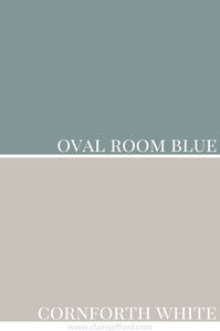 Farrow & Ball Oval Room Blue Colour Review by Claire Jefford