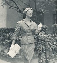 Carven P/E 1954 "Country Club". Photo Philippe Pottier. Mannequin Elinor.