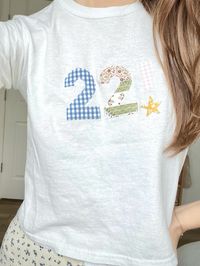 22nd birthday pj top!