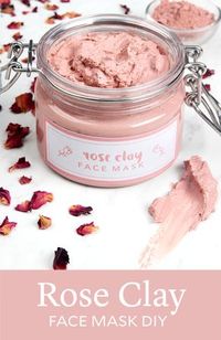 Rose Clay Face Mask DIY