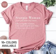 Scorpio Astrology Shirt for Women Cute Scorpio Gift for - Etsy Philippines