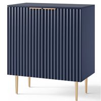 SICOTAS Sideboard Buffet Storage Cabinet, Modern Accent Cabinet with Doors and Adjustable Shelf, Credenza Buffet Table Console Coffee Bar Cabinet for Kitchen Living Dining Room, Navy Blue