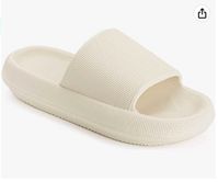 Joomra Pillow Slippers for Women and Men Non Slip Quick Drying Shower Slides Bathroom Sandals | Ultra Cushion | Thick Sole