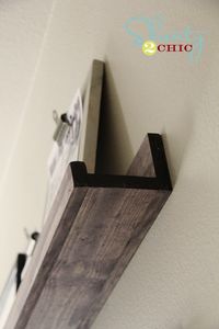 DIY wood shelving anyone can build - via Shanty 2 Chic Ive been wanting to do this for months with pallets but when we get them my hubby throws them away so NOW I may just go to Lowes