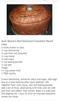 Pin by Debbie Cobb on Pound Cakes | Delicious cake recipes, Cake baking recipes, Cake recipes easy homemade