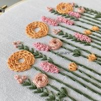 Beginner Hand Embroidery Kit - Wildwood in Orange - And Other Adventures Embroidery Co