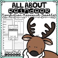 I created this easy to prep reindeer booklet to give my students practice with independent research and writing, while keeping them engaged while I teach small groups. Students can use nonfiction reindeer books that you provide or the internet as resources to find information about reindeer. Simply ...