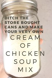 Homemade Cream of Chicken Soup Mix Recipe