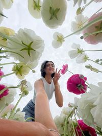 Photo idea for flower fields #photoidea #flowers #wideangle #photography #iphone