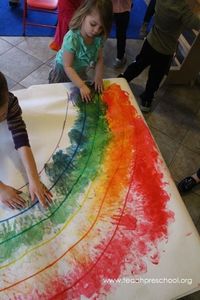 Let's Make a Rainbow Together by Teach Preschool