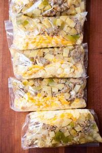 Make Ahead Freezer Breakfast Burritos by Macheesmo