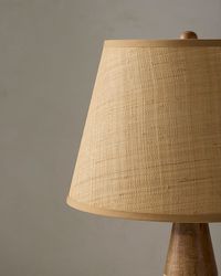 Nell Wood & Rattan Table Lamp | Joon Loloi