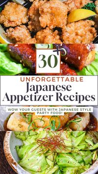 Looking to add some Japanese flair to your next party? Try this list of addictive appetizers inspired by Japanese Izakaya drinkeries. Ranging from crispy deep fried dishes to flavorful dressed salads and crunchy pickles, they're easy to prepare and sure to impress anyone you make them for! Perfect for parties, gatherings or a even cosy evening in!