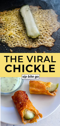 Let’s make the viral CHICKLE recipe that’s taking over tik tok, youtube and Instagram! It’s basically a low carb pickles and cheese snack that reminds me of fried pickles. It’s pretty tasty and worth a try if you love pickles. | sipbitego.com