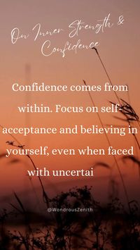 Inspirational Quote On Inner Strength & Confidence