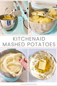 Did you know you can make the best Kitchenaid Mashed Potatoes? Forget mashing by hand and banish lumps forever. Let your Kitchenaid do the hard work and you'll make the creamiest, fluffiest mashed potatoes ever. #FamilyFoodKitchen