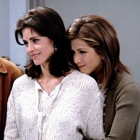 monica geller. rachel green.