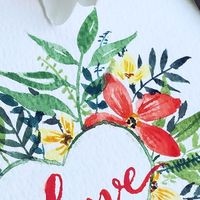 Mary Elisia | Aspiring Watercolor & Flower Preservationist on Instagram: "Get creative with cookie cutter… this time we are only painting OUTSIDE the heart ❤️ paint whatever you like and leave the inside blank for pretty lettering. With lettering you can first write gently with a pencil then trace over with paint. Let’s paint an easy card for someone special! Make quick watercolor a daily habit. Do something joyful each day even if it’s only a few minutes. Inspired by lack of time and Valentines Day… always painting in the EASIEST way I can think of… Psalm 136:26 Give thanks to the God of heaven, for his steadfast love endures forever. 🥰Free free to tag me I will share everytime🥰 Brushes: 1)size 2 round @princetonbrush 2)detail size 1 brush for lettering and size 2 sable mop brus