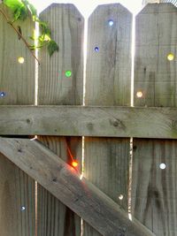 drill holes in your fence and insert marbles...turns a plain picket fence into art!