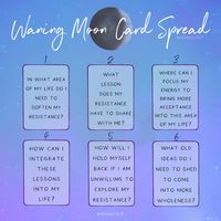 Sinking into acceptance // 4 Rituals for the Waning Moon + Card Spread | Zenned Out