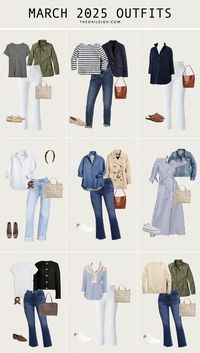 Outfit Ideas for Women Over 40, Outfit Ideas for Women Over 50, What To Wear in March 2025, Dressing Over 50, How To Dress Over 50, What To Wear Over 50, Outfit Ideas for Women Over 50