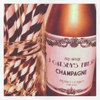 1920s personalised bottles of champagne!!!!!!