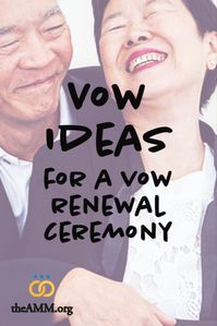 10 creative vow ideas for your wedding vow renewal ceremony! Renew your marriage commitment, celebrate a wedding anniversary, marriage renewal, or second wedding ceremony with these sweet vow examples.