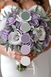 If you are looking for ideas to help you create your dream wedding color palette, then check out these beautiful spring wedding color palette ideas to help inspire you! Colors like lavender, sage green, peach, and dusty blue, are all perfect wedding color ideas for the spring season! | Wedding theme ideas | Wedding colors | Wedding color inspiration | Wedding color ideas | Wedding colors unique | Spring wedding colors | Spring wedding theme | Wedding color schemes | Wedding color combos |