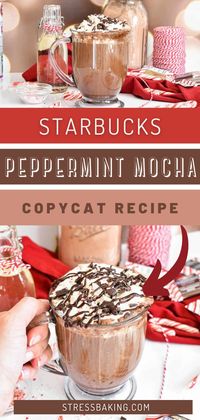 This Starbucks peppermint mocha copycat recipe tastes like the real deal! This coffee recipe is a quick and easy homemade spin on the Starbucks classic! Peppermint and chocolate come together to create the perfect cup of hot, creamy comfort. Save money and still enjoy your limited-time seasonal favorites with this recipe! Click through for all the details.