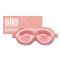 Pure Silk Contour Sleep Mask - Rose - CONTOUR SLEEP MASK ROSEBenefitsThe beauty secret of celebrity hairstylists, dermatologists and beauty experts.You asked. Slip listened. The contour sleep mask is designed to protect your delicate lashes.SLEEP WITH SLIP: The slip contour sleep mask has been specifically designed with delicate eyelash extensions in mind**.The shape of the contour on the inside of the sleep mask has been designed to sit away from your eyelids and allow additional space for your