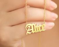 14K Handmade Personalized Name Jewelry by EliffPersonalized