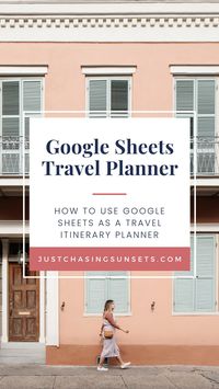 Everything you need to stay organized and on budget while planning your trip is in these travel planner Google Sheets. Learn how to make travel itinerary templates on your own or purchase these and save yourself some time!