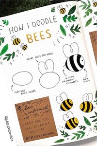 If you want to change up your entire theme for the month, check out these super fun bee bullet journal spread ideas to get some inspiration!