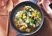 Chicken, Vegetable and Brown Rice Soup Recipe