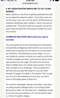 This IS the best advice!!! Take 10 days- jump around the manuscript and get rid 1,000 words a day. Males the writing so much better- and you can hit the word count