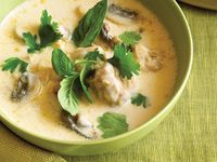 This classic Thai soup recipe gets its rich flavor from quintessential Thai ingredients: coconut milk, lemongrass, ginger, chile paste, and more.