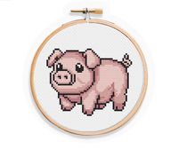 This is an instant-download cross stitch pattern! The pattern is delivered by Etsy immediately after checkout.  Stitch Count: 53 x 42 Finished Sizes: 14 count: 3.8 x 3 inches (9.6 x 7.6cm) - suits 6 inch hoop 16 count: 3.3 x 2.6 inches (8.4 x 6.7cm) - suits 5 inch hoop 18 count: 2.9 x 2.3 inches (7.5 x 5.9cm) - suits 5 inch hoop 20 count: 2.7 x 2.1 inches (6.7 x 5.3cm) - suits 5 inch hoop 22 count: 2.4 x 1.9 inches (6.1 x 4.8cm) - suits 4 inch hoop DMC Colours: 5 - Our Guarantee - If you're not happy for any reason at all, please let us know and we will process a refund. We're a new store trying to get established, so it's important to us that you are happy. - Copyright - Please do not reproduce this pattern without permission. You may sell finished objects made from the pattern, with or w