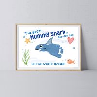 ♥ PRINT IT OFF - Handprint & Footprint Art Made Easy https://www.etsy.com/au/shop/PrintitoffShop Best Mummy Shark / Footprint Handprint Art Craft Mum Mother's Day Birthday / Kids Baby Toddler / Keepsake Gift Card / PRINT IT OFF 0753 INSTANT ACCESS - Digital Download File STEP 1. Download and save. STEP 2. Print file at home or local print shop. STEP 3. Print child's footprint, add eye, mouth etc to create shark. YOU WILL RECEIVE: A4 and 8x10" size (high quality JPG files). *No physical product w