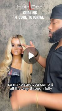 Salon Owner ✨STEVEN THOMAS✨ on Instagram: "PART 2 : FOUR CURL TUTORIAL . CURLING THE SECTIONS 
Thank me later 💋😎✌🏽

#curlinghair #tutorials #youtube 

#dmvhairstylist #atlhairstylist #dmvstylist #hustonhairstylist #lacefrontwigs #lacefrontal #wigs#weaves #lacefrontal #laceclosures #laceclosure #laceclosurewig #thehairdoc
 #karenhugerhairstylist"