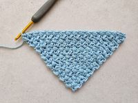 C2C Mini Bean Stitch: Different Corner to Corner Crochet Stitch Free Pattern - Made by Gootie