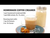 Recipe: Homemade Flavored #Coffee Creamer