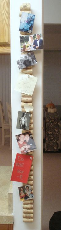 EASY DIY wine cork pin board