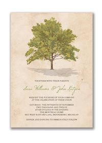 {Sara & John} Tree Rustic Wedding Invitation Vintage by digibuddhaPaperie, $15.00  http://www.etsy.com/listing/80692488/tree-rustic-wedding-invitation-vintage