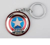 Lindo Chaveiro Metal Escudo Do Capitão América Vingadores The Avengers    Diâmetro Do Escudo: 5 Cm    Item Legal Para Que É Fã Das Historias Em Quadrinhos E Filmes!