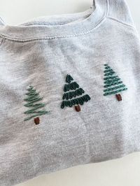 Winter Trees PDF Embroidery Pattern – threadunraveled