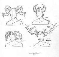 how to draw demon horns - Google Search