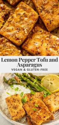 Crispy coated tofu tossed in a sauce of fresh lemon and cracked black pepper. This Lemon Pepper Tofu is easy to make and ready in less than 30 minutes.