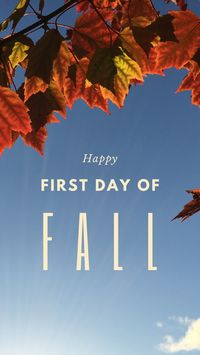 Happy First Day of Fall, Ya'll! #fall #autumn #thanksgiving #hayrides #sweaterweather #canva